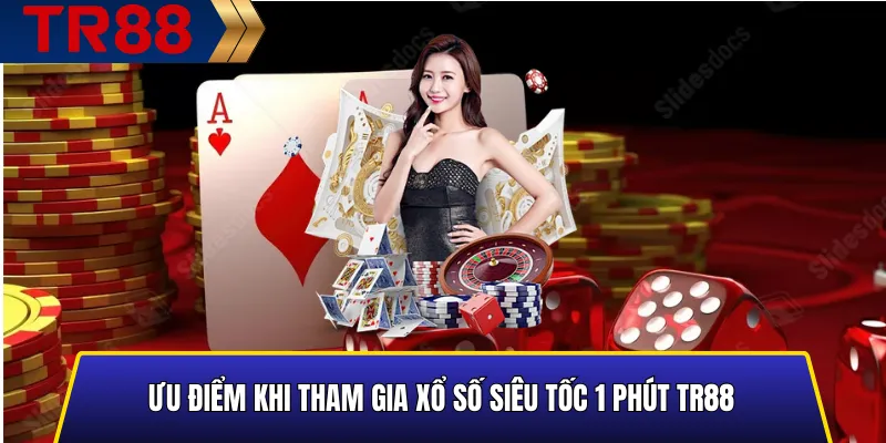 Hình ảnh mô tả các ưu điểm nổi bật của Xổ Số Siêu Tốc TR88