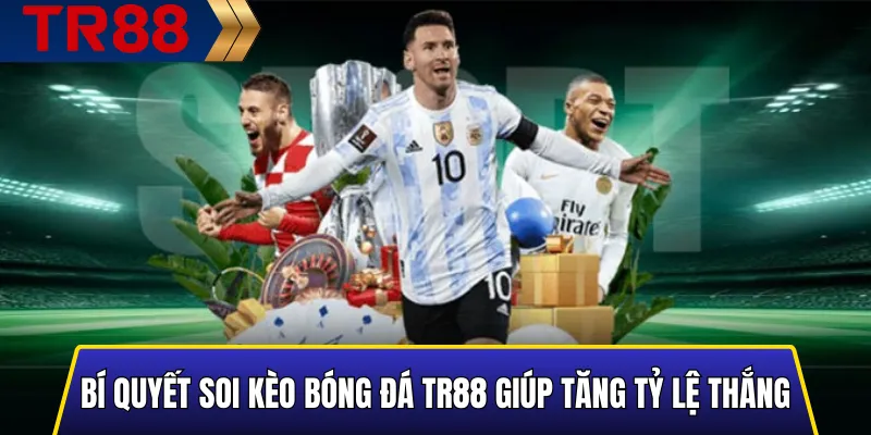 Hình minh họa các bí quyết soi kèo bóng đá TR88 giúp người chơi gia tăng tỷ lệ thắng