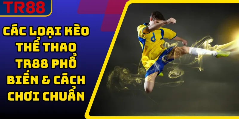 Các Loại Kèo Thể Thao TR88 Phổ Biến & Cách Chơi Chuẩn 1 Các Loại Kèo Thể Thao TR88