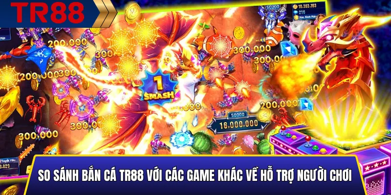 So sánh bắn cá TR88 với các game bắn cá online khác 4 So sánh bắn cá TR88 với các game bắn cá online khác về hỗ trợ người chơi
