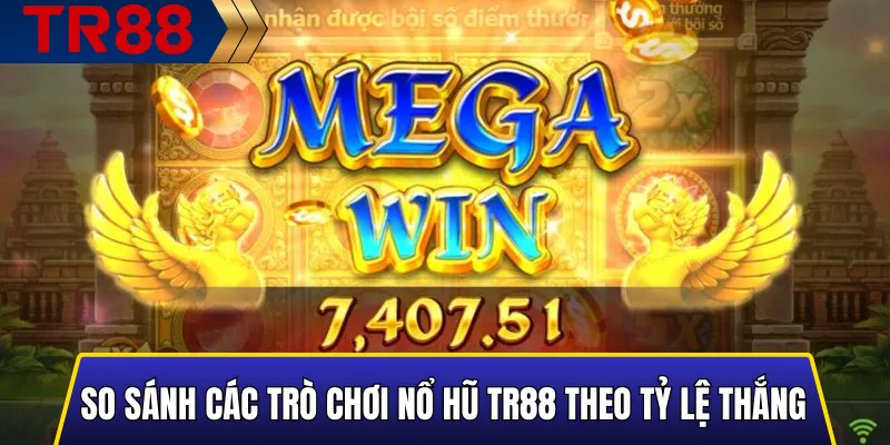 So Sánh Các Trò Chơi Nổ Hũ TR88 Chuẩn Uy Tín 2 Biểu đồ so sánh tỷ lệ thắng RTP giữa các trò chơi nổ hũ TR88 cổ điển và hiện đại