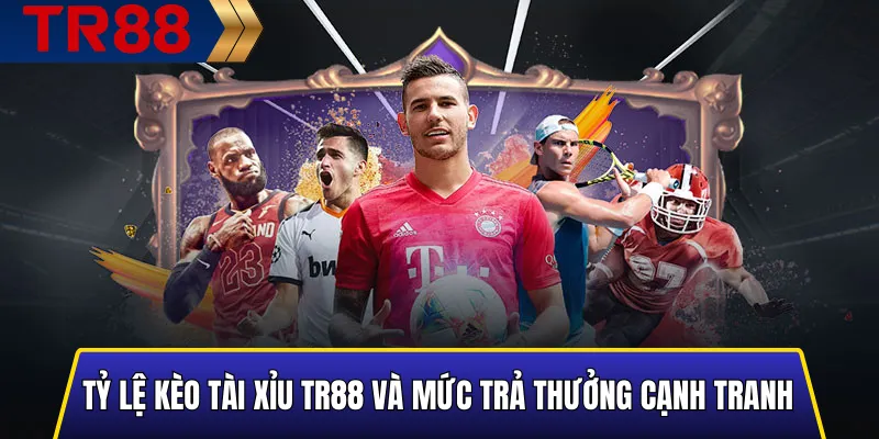 Tỷ Lệ Kèo TR88 So Với Nhà Cái Khác Uy Tín & Chi Tiết 3 Hình mô tả lợi thế tỷ lệ kèo tài xỉu TR88 và mức trả thưởng tốt